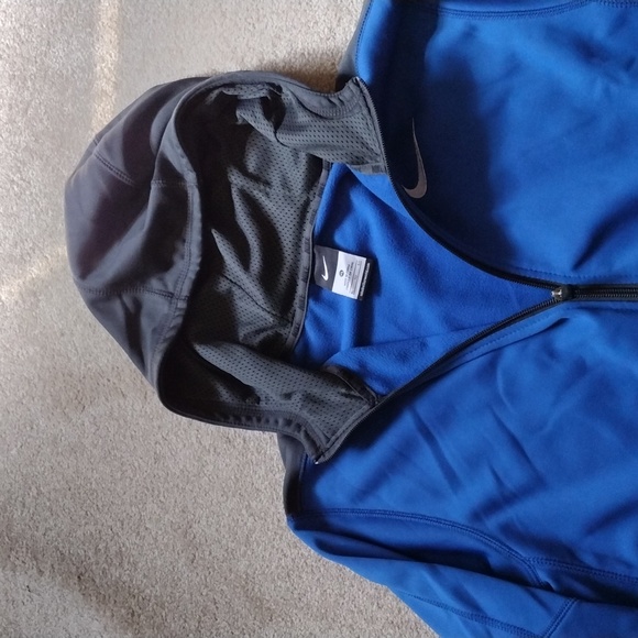 NIKE: Youth XL blue zip-up hoodie - Picture 5 of 8